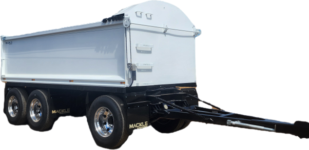 NEW MACKLE 3-Axle 45ton Spec HARDOX Body Dog Trailer