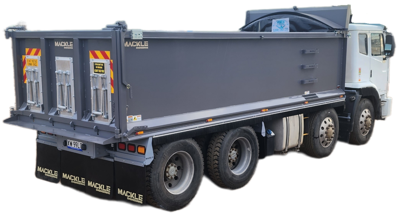 NEW MACKLE HEAVY RIGID TIPPER BODY 8x4– DRIVE IN / DRIVE OUT (8wheeler) - Image 3