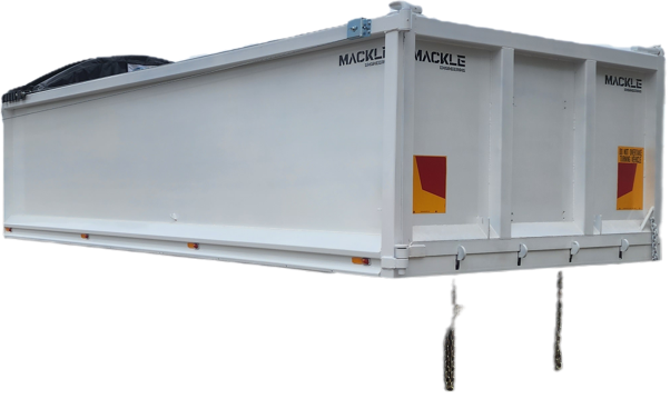 8 WHEELER or TRI AXLE DOG TIPPER BODY & ELECTRIC TARP (Pick up or shipped) - Image 2